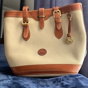 Tan & Brown Leather Dooney & Bourke Bag